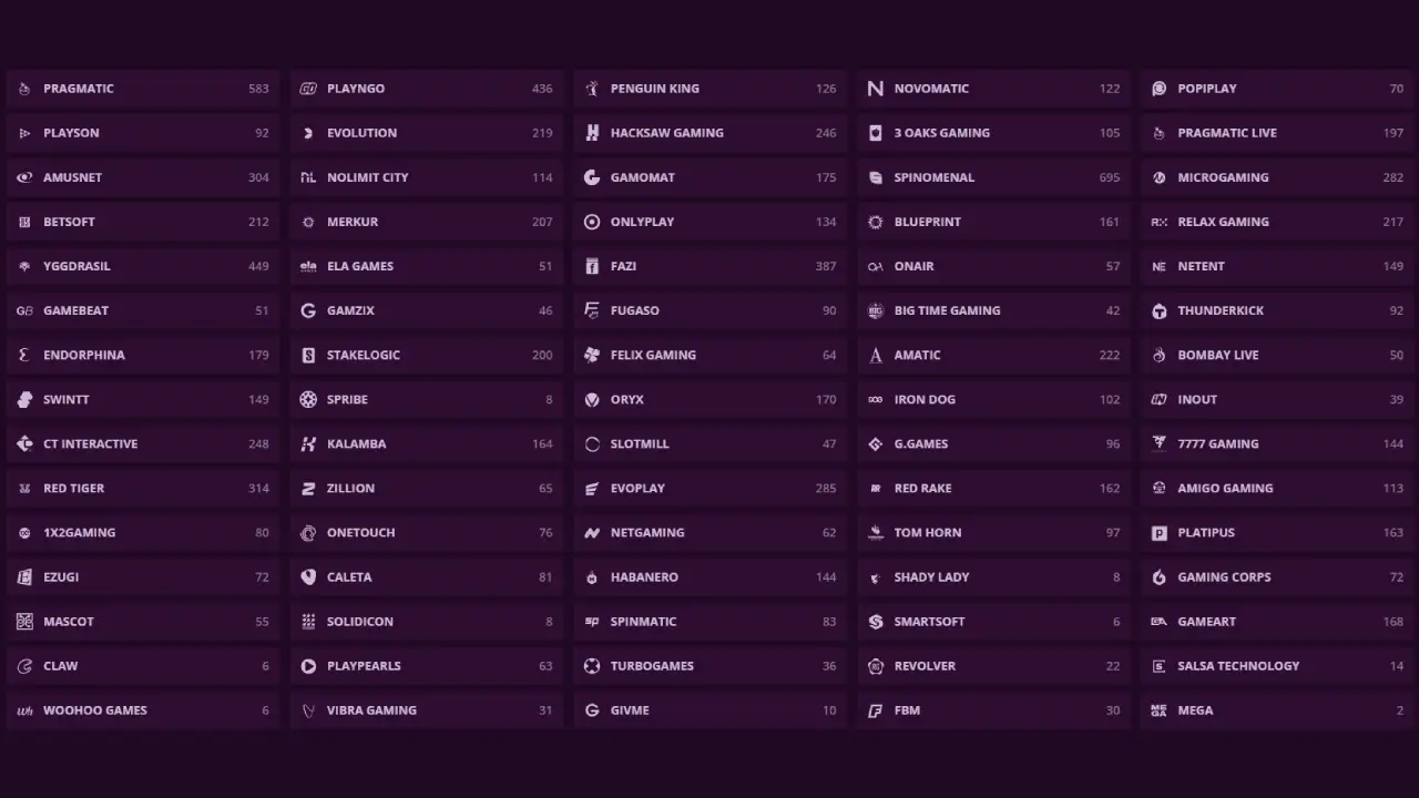 Malina-Casino-provaider